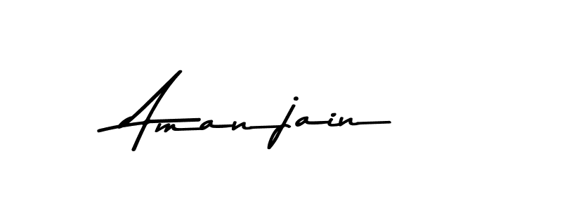 How to make Amanjain signature? Asem Kandis PERSONAL USE is a professional autograph style. Create handwritten signature for Amanjain name. Amanjain signature style 9 images and pictures png