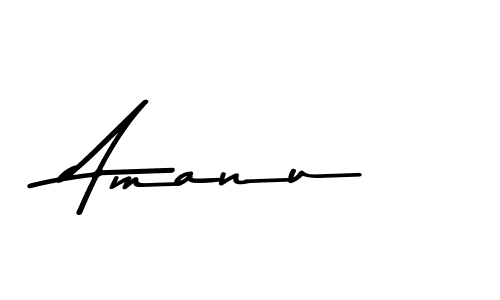 Make a beautiful signature design for name Amanu. Use this online signature maker to create a handwritten signature for free. Amanu signature style 9 images and pictures png