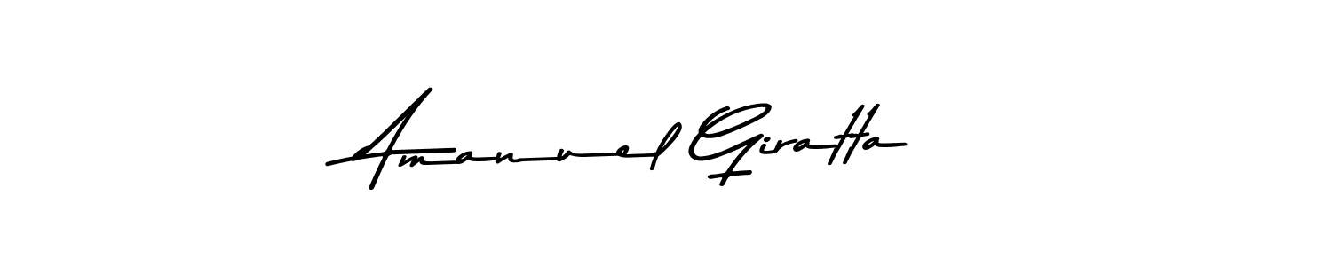 Also You can easily find your signature by using the search form. We will create Amanuel Giratta name handwritten signature images for you free of cost using Asem Kandis PERSONAL USE sign style. Amanuel Giratta signature style 9 images and pictures png