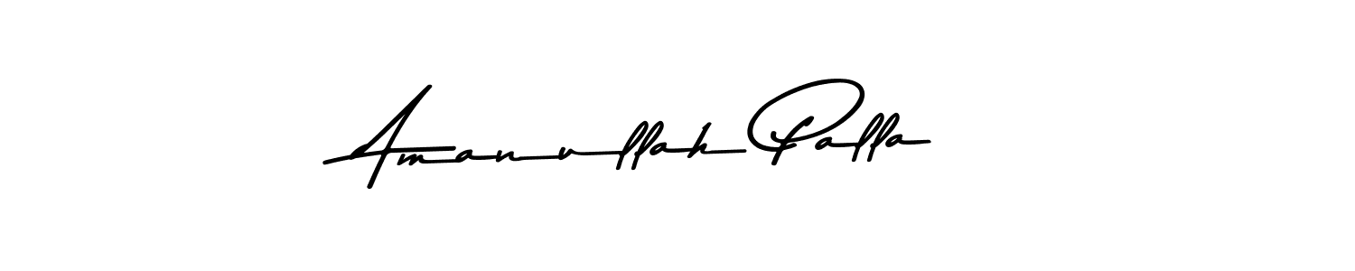 How to make Amanullah Palla signature? Asem Kandis PERSONAL USE is a professional autograph style. Create handwritten signature for Amanullah Palla name. Amanullah Palla signature style 9 images and pictures png
