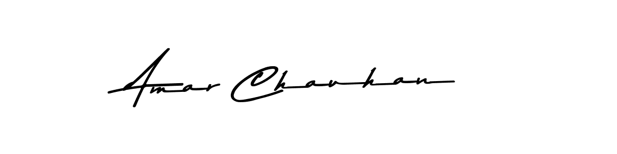 Make a beautiful signature design for name Amar Chauhan. With this signature (Asem Kandis PERSONAL USE) style, you can create a handwritten signature for free. Amar Chauhan signature style 9 images and pictures png