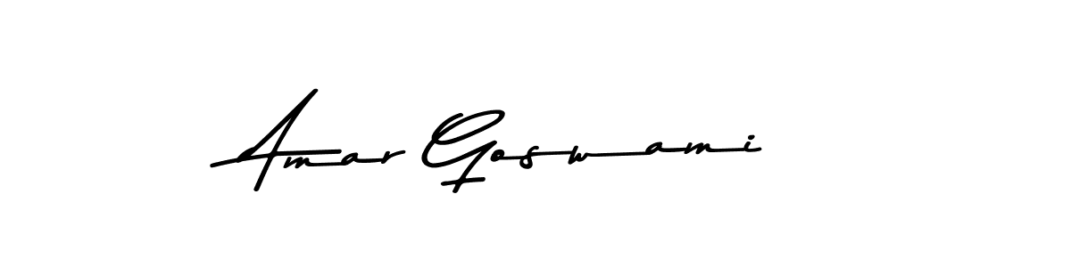 Amar Goswami stylish signature style. Best Handwritten Sign (Asem Kandis PERSONAL USE) for my name. Handwritten Signature Collection Ideas for my name Amar Goswami. Amar Goswami signature style 9 images and pictures png