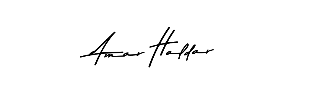 This is the best signature style for the Amar Haldar name. Also you like these signature font (Asem Kandis PERSONAL USE). Mix name signature. Amar Haldar signature style 9 images and pictures png