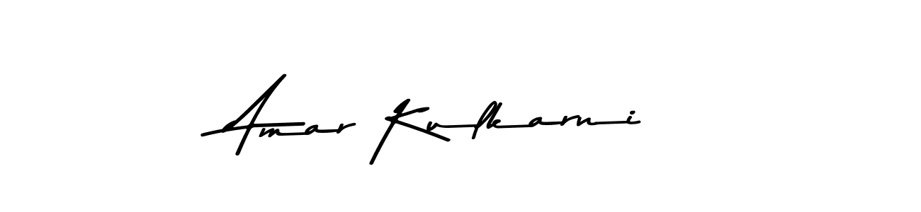 Create a beautiful signature design for name Amar Kulkarni. With this signature (Asem Kandis PERSONAL USE) fonts, you can make a handwritten signature for free. Amar Kulkarni signature style 9 images and pictures png