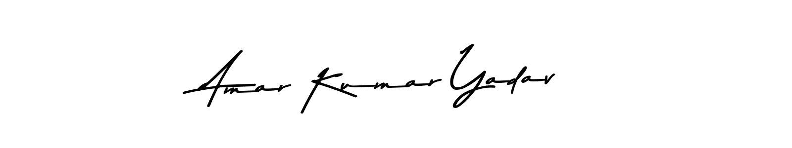 How to make Amar Kumar Yadav name signature. Use Asem Kandis PERSONAL USE style for creating short signs online. This is the latest handwritten sign. Amar Kumar Yadav signature style 9 images and pictures png