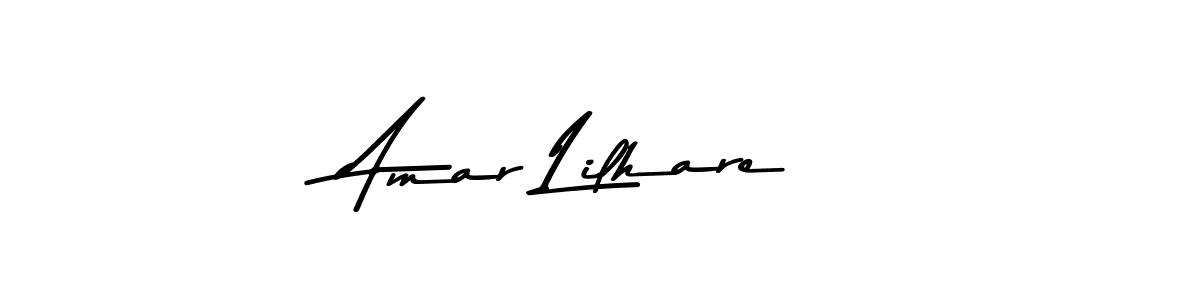 Use a signature maker to create a handwritten signature online. With this signature software, you can design (Asem Kandis PERSONAL USE) your own signature for name Amar Lilhare. Amar Lilhare signature style 9 images and pictures png