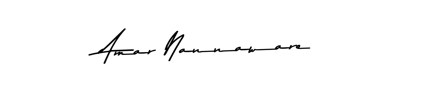 Also You can easily find your signature by using the search form. We will create Amar Nannaware name handwritten signature images for you free of cost using Asem Kandis PERSONAL USE sign style. Amar Nannaware signature style 9 images and pictures png
