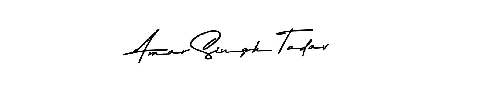Make a beautiful signature design for name Amar Singh Tadav. With this signature (Asem Kandis PERSONAL USE) style, you can create a handwritten signature for free. Amar Singh Tadav signature style 9 images and pictures png