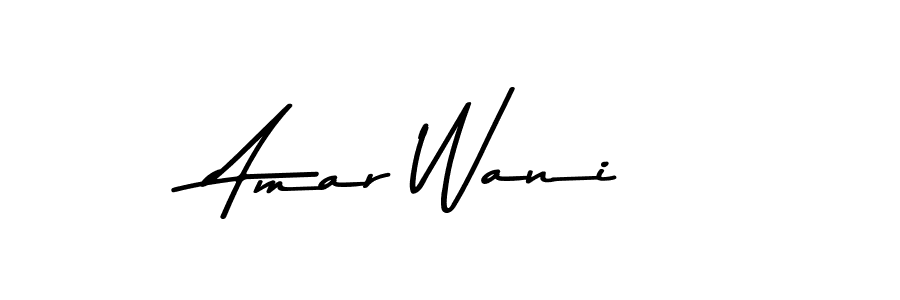 How to make Amar Wani signature? Asem Kandis PERSONAL USE is a professional autograph style. Create handwritten signature for Amar Wani name. Amar Wani signature style 9 images and pictures png