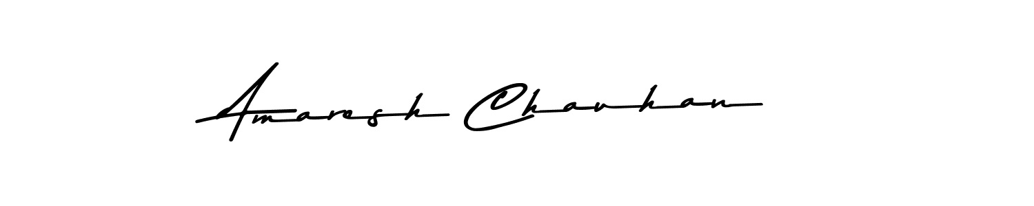 Create a beautiful signature design for name Amaresh Chauhan. With this signature (Asem Kandis PERSONAL USE) fonts, you can make a handwritten signature for free. Amaresh Chauhan signature style 9 images and pictures png
