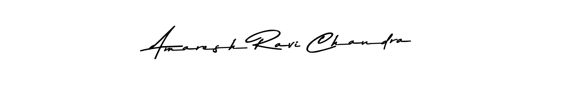 Amaresh Ravi Chandra stylish signature style. Best Handwritten Sign (Asem Kandis PERSONAL USE) for my name. Handwritten Signature Collection Ideas for my name Amaresh Ravi Chandra. Amaresh Ravi Chandra signature style 9 images and pictures png