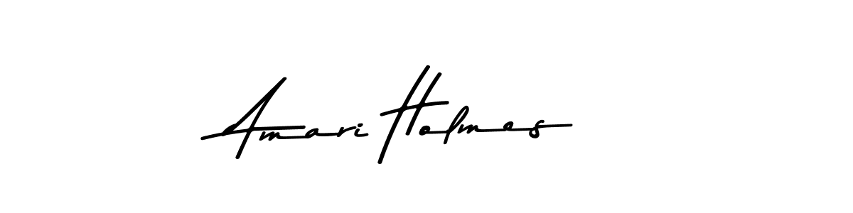 Use a signature maker to create a handwritten signature online. With this signature software, you can design (Asem Kandis PERSONAL USE) your own signature for name Amari Holmes. Amari Holmes signature style 9 images and pictures png