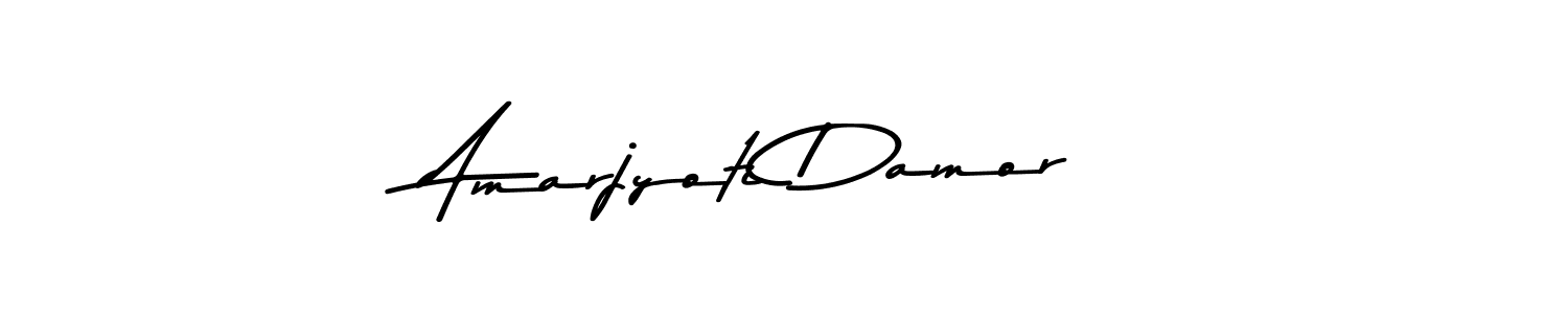 Create a beautiful signature design for name Amarjyoti Damor. With this signature (Asem Kandis PERSONAL USE) fonts, you can make a handwritten signature for free. Amarjyoti Damor signature style 9 images and pictures png