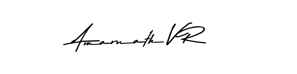 Use a signature maker to create a handwritten signature online. With this signature software, you can design (Asem Kandis PERSONAL USE) your own signature for name Amarnath V R. Amarnath V R signature style 9 images and pictures png