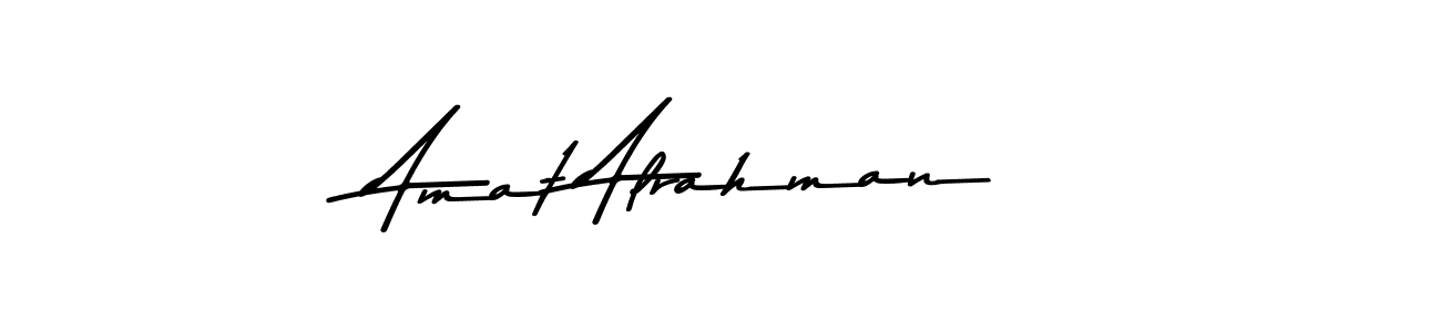 Here are the top 10 professional signature styles for the name Amat Alrahman. These are the best autograph styles you can use for your name. Amat Alrahman signature style 9 images and pictures png