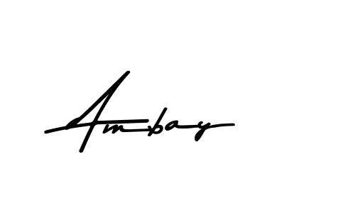 Make a beautiful signature design for name Ambay. Use this online signature maker to create a handwritten signature for free. Ambay signature style 9 images and pictures png