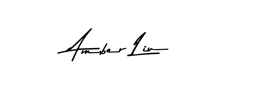 Create a beautiful signature design for name Amber Liu. With this signature (Asem Kandis PERSONAL USE) fonts, you can make a handwritten signature for free. Amber Liu signature style 9 images and pictures png