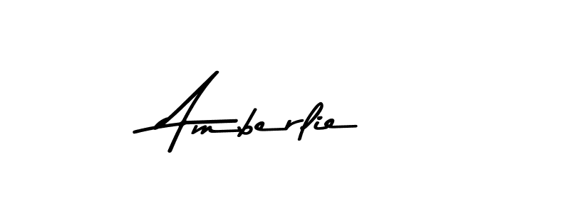 The best way (Asem Kandis PERSONAL USE) to make a short signature is to pick only two or three words in your name. The name Amberlie include a total of six letters. For converting this name. Amberlie signature style 9 images and pictures png