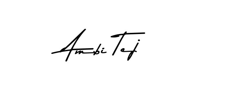 Use a signature maker to create a handwritten signature online. With this signature software, you can design (Asem Kandis PERSONAL USE) your own signature for name Ambi Tej. Ambi Tej signature style 9 images and pictures png