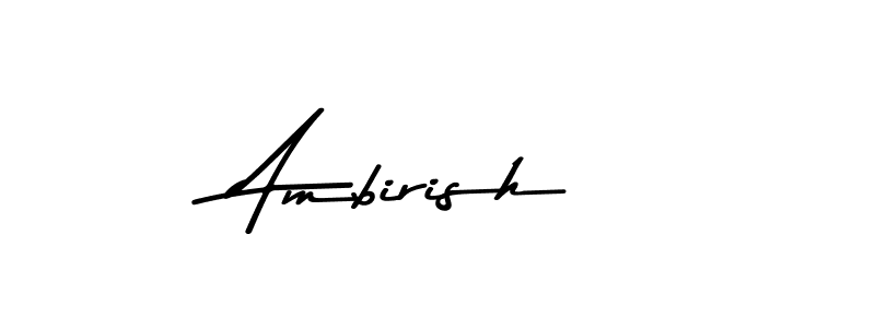 You should practise on your own different ways (Asem Kandis PERSONAL USE) to write your name (Ambirish) in signature. don't let someone else do it for you. Ambirish signature style 9 images and pictures png