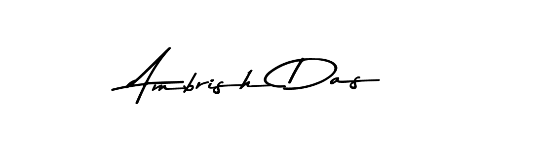 Make a beautiful signature design for name Ambrish Das. With this signature (Asem Kandis PERSONAL USE) style, you can create a handwritten signature for free. Ambrish Das signature style 9 images and pictures png