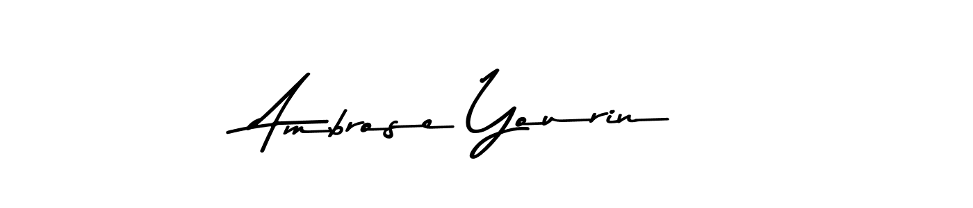 Make a beautiful signature design for name Ambrose Yourin. Use this online signature maker to create a handwritten signature for free. Ambrose Yourin signature style 9 images and pictures png