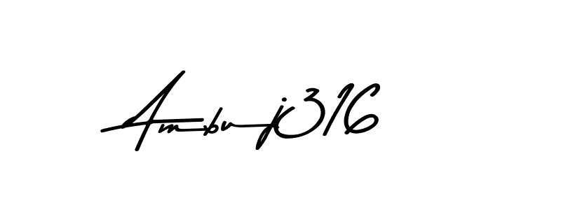 Use a signature maker to create a handwritten signature online. With this signature software, you can design (Asem Kandis PERSONAL USE) your own signature for name Ambuj316. Ambuj316 signature style 9 images and pictures png