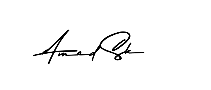 Also we have Amed Sk name is the best signature style. Create professional handwritten signature collection using Asem Kandis PERSONAL USE autograph style. Amed Sk signature style 9 images and pictures png
