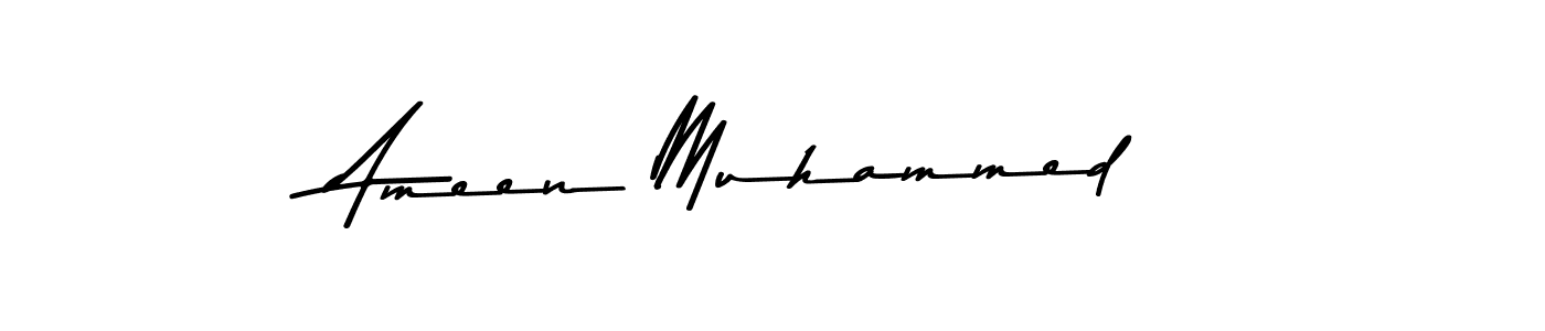 Also we have Ameen Muhammed name is the best signature style. Create professional handwritten signature collection using Asem Kandis PERSONAL USE autograph style. Ameen Muhammed signature style 9 images and pictures png