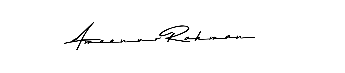 Create a beautiful signature design for name Ameenur Rahman. With this signature (Asem Kandis PERSONAL USE) fonts, you can make a handwritten signature for free. Ameenur Rahman signature style 9 images and pictures png