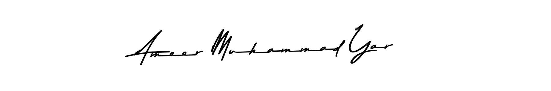Make a short Ameer Muhammad Yar signature style. Manage your documents anywhere anytime using Asem Kandis PERSONAL USE. Create and add eSignatures, submit forms, share and send files easily. Ameer Muhammad Yar signature style 9 images and pictures png