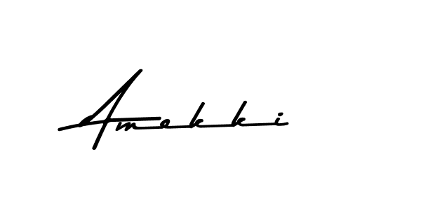 Make a beautiful signature design for name Amekki. With this signature (Asem Kandis PERSONAL USE) style, you can create a handwritten signature for free. Amekki signature style 9 images and pictures png