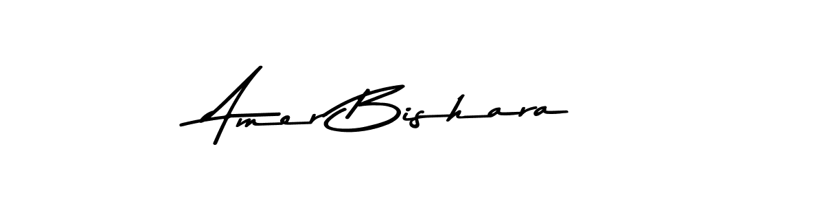 Amer Bishara stylish signature style. Best Handwritten Sign (Asem Kandis PERSONAL USE) for my name. Handwritten Signature Collection Ideas for my name Amer Bishara. Amer Bishara signature style 9 images and pictures png