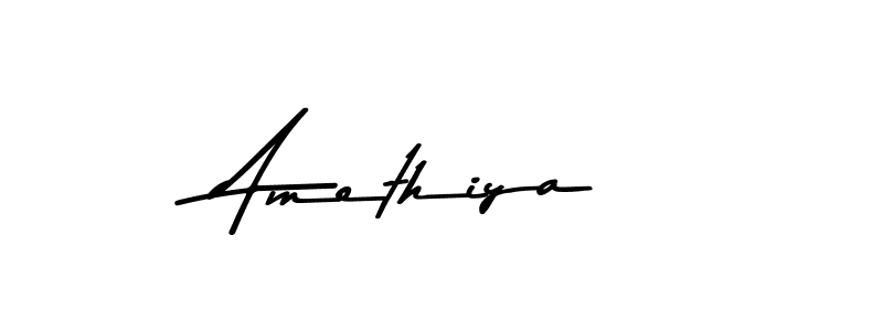 How to make Amethiya signature? Asem Kandis PERSONAL USE is a professional autograph style. Create handwritten signature for Amethiya name. Amethiya signature style 9 images and pictures png