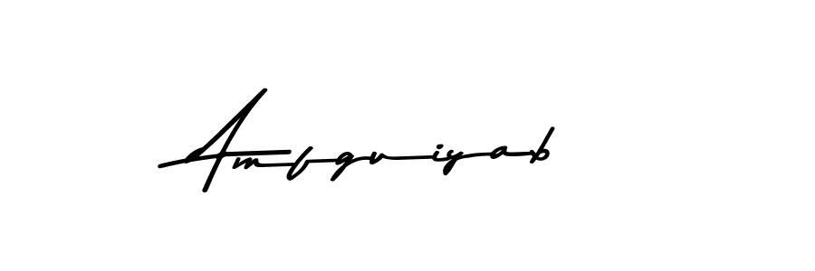 Use a signature maker to create a handwritten signature online. With this signature software, you can design (Asem Kandis PERSONAL USE) your own signature for name Amfguiyab. Amfguiyab signature style 9 images and pictures png