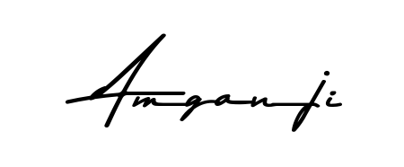 Amganji stylish signature style. Best Handwritten Sign (Asem Kandis PERSONAL USE) for my name. Handwritten Signature Collection Ideas for my name Amganji. Amganji signature style 9 images and pictures png