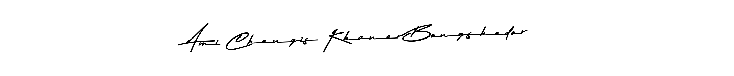 Design your own signature with our free online signature maker. With this signature software, you can create a handwritten (Asem Kandis PERSONAL USE) signature for name Ami Chengis Khaner Bongshodor. Ami Chengis Khaner Bongshodor signature style 9 images and pictures png
