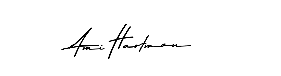 Asem Kandis PERSONAL USE is a professional signature style that is perfect for those who want to add a touch of class to their signature. It is also a great choice for those who want to make their signature more unique. Get Ami Hartman name to fancy signature for free. Ami Hartman signature style 9 images and pictures png