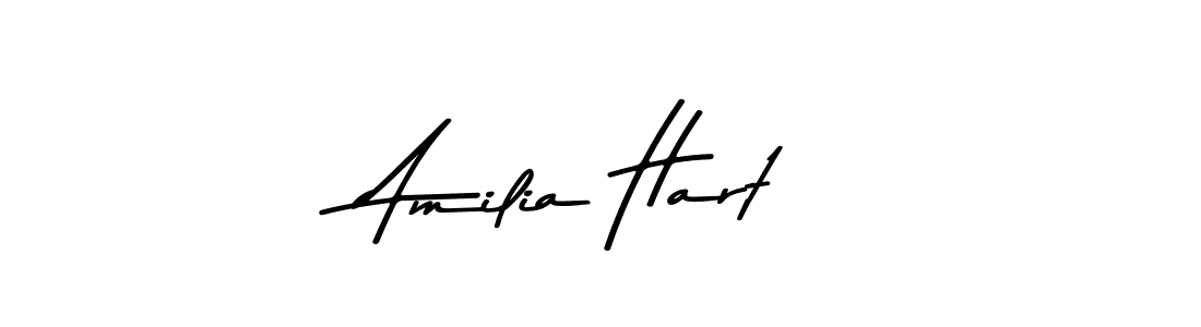 Design your own signature with our free online signature maker. With this signature software, you can create a handwritten (Asem Kandis PERSONAL USE) signature for name Amilia Hart. Amilia Hart signature style 9 images and pictures png