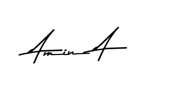 How to make Amin A signature? Asem Kandis PERSONAL USE is a professional autograph style. Create handwritten signature for Amin A name. Amin A signature style 9 images and pictures png