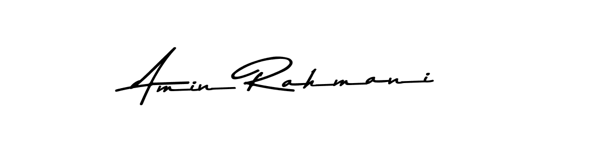 Make a beautiful signature design for name Amin Rahmani. With this signature (Asem Kandis PERSONAL USE) style, you can create a handwritten signature for free. Amin Rahmani signature style 9 images and pictures png