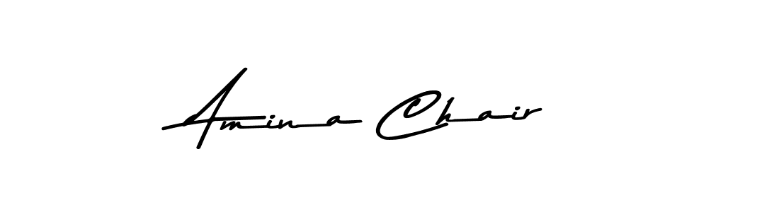 Similarly Asem Kandis PERSONAL USE is the best handwritten signature design. Signature creator online .You can use it as an online autograph creator for name Amina Chair. Amina Chair signature style 9 images and pictures png
