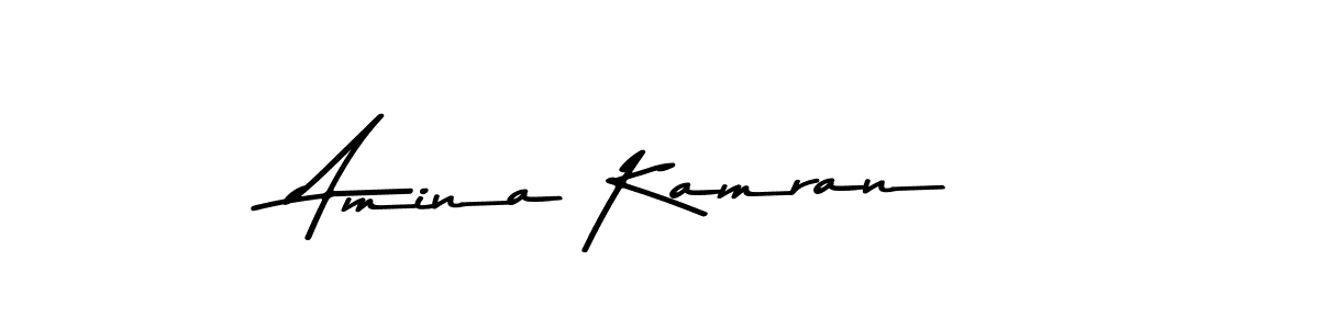 Make a short Amina Kamran signature style. Manage your documents anywhere anytime using Asem Kandis PERSONAL USE. Create and add eSignatures, submit forms, share and send files easily. Amina Kamran signature style 9 images and pictures png