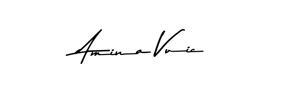 It looks lik you need a new signature style for name Amina Vuic. Design unique handwritten (Asem Kandis PERSONAL USE) signature with our free signature maker in just a few clicks. Amina Vuic signature style 9 images and pictures png