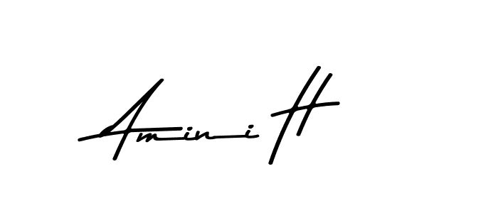 How to Draw Amini H signature style? Asem Kandis PERSONAL USE is a latest design signature styles for name Amini H. Amini H signature style 9 images and pictures png