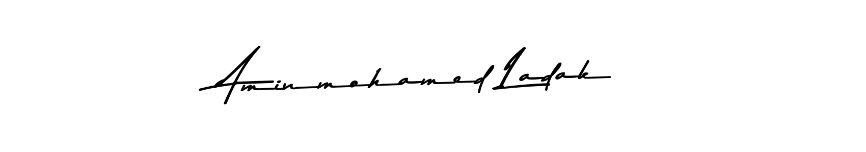 The best way (Asem Kandis PERSONAL USE) to make a short signature is to pick only two or three words in your name. The name Aminmohamed Ladak include a total of six letters. For converting this name. Aminmohamed Ladak signature style 9 images and pictures png