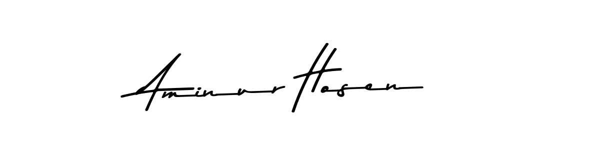 Make a beautiful signature design for name Aminur Hosen. Use this online signature maker to create a handwritten signature for free. Aminur Hosen signature style 9 images and pictures png