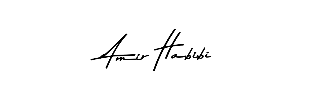 Make a beautiful signature design for name Amir Habibi. With this signature (Asem Kandis PERSONAL USE) style, you can create a handwritten signature for free. Amir Habibi signature style 9 images and pictures png