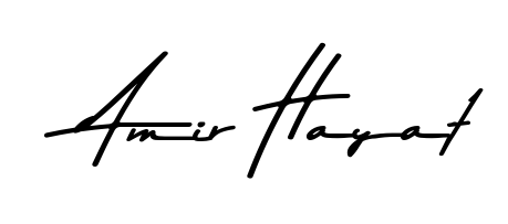 Create a personalized artistic stamp with Amir Hayat in Asem Kandis PERSONAL USE font. Perfect for visual artists, designers, and influencers. Amir Hayat signature style 9 images and pictures png
