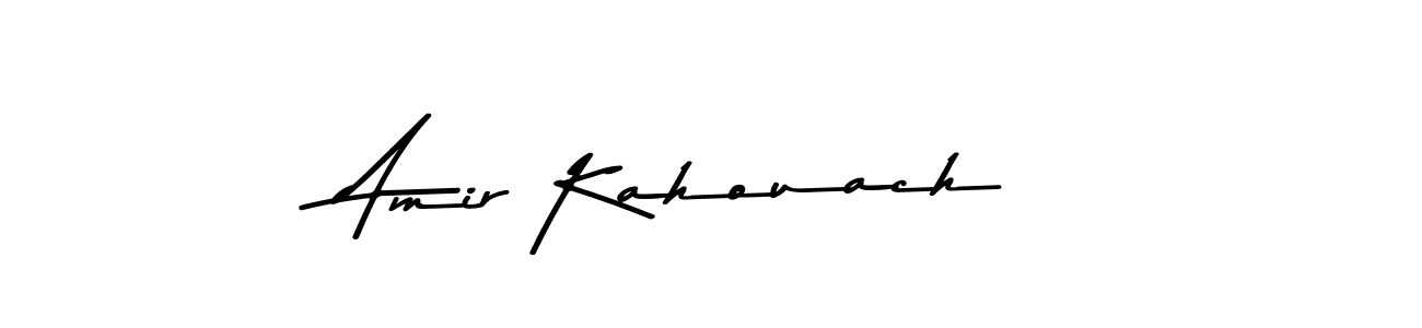 Use a signature maker to create a handwritten signature online. With this signature software, you can design (Asem Kandis PERSONAL USE) your own signature for name Amir Kahouach. Amir Kahouach signature style 9 images and pictures png